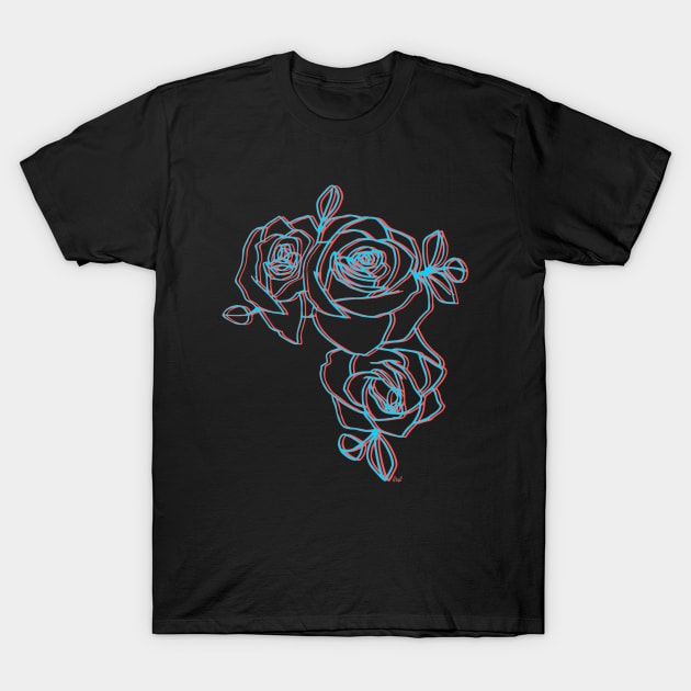 Rose T-Shirt by Sizzle